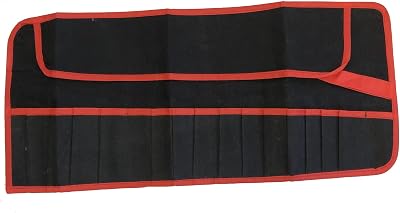 Toolzone 16 Pocket Heavy Duty Canvas Tool Roll Organizer Water Resistant