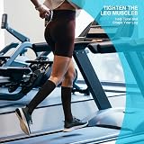 ACWOO Compression Socks for Women Men 2 Pairs Graduated Support Beiges Black view 9