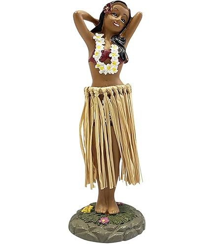 Amazon.com: KC Hawaii Leilani Dashboard Hula Doll Flower