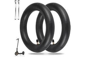 ulip (2-Pack) 60/70-6.5 Inner Tube Replacement Straight Vavle 10 Inch Scooter Tubes Tires for Ninebot Max G30 G30D G30LP and Other Scooters with 10 inch Wheels