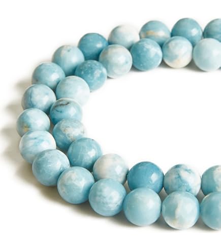 Amazon.com: [ABCgems] Dominican Republic Sky-Blue Larimar AKA