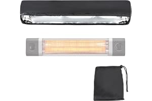 ANEETAFAN Wall-Mounted Electric Patio Heater Cover: Hanging Heater Standing Heater Covers,Oxford Waterproof Greenhouse Heater Indoor Outdoor Garage Backyard Hanging Patio Heater