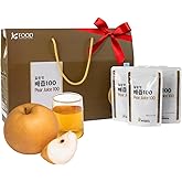 Korean Food ILSONGJUNG 100% Pure Korean Pear Juice – No Added Sugar, Healthy Fruit Drink, 3.04 FL OZ (90ml) x 30 Pack, Made in Korea, Healthy Gift Drink, 배즙