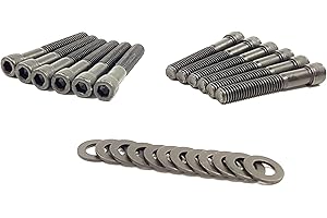 JBKE SBF Intake Manifold Bolt Kit bolts Compatible with Ford Small Block V8 Engines 260 289 302 5.0L Mustang EFI