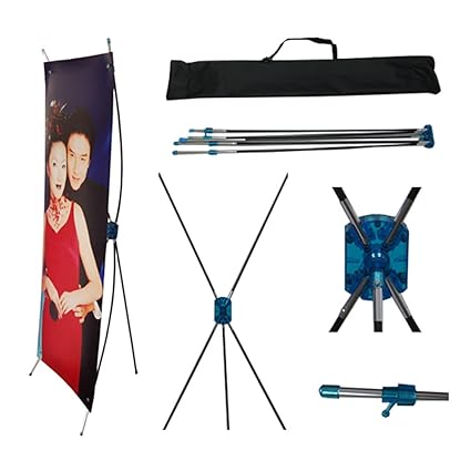 Tektrum 24 X 63 Inches Tripod X Banner Stand For Trade Show Store