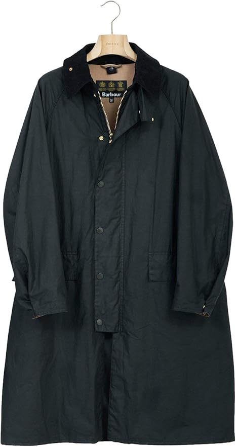 Amazon バーブァー Barbour バブアー 別注 Oversize Burghley 36 ブラック コート ジャケット 通販