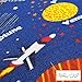 HUAHOO Kids Round Rug Solar System Learning Area Rug Children's Fun Area Rug - Non Slip Bottom (NASA Stars, 31