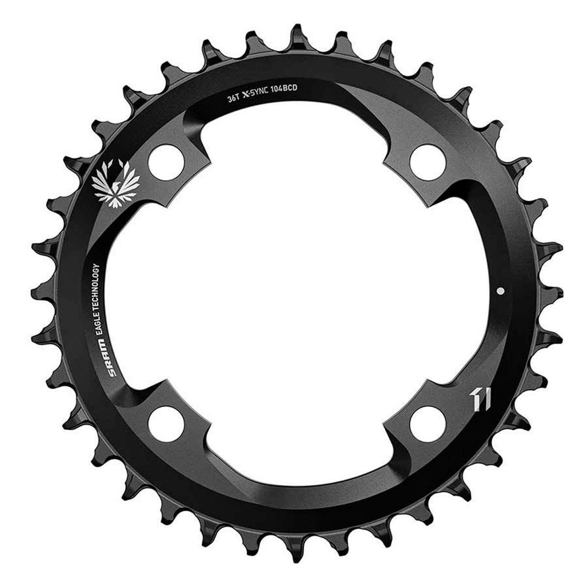 SRAM CRING X-SYNC 12S 36T 104 BLK