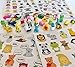 Hamdol Premium 30 Animal Collectible Set of Adorable Japanese Style Novelty Erasers - Amazing Variety with No Duplicates - Puzzle Toys Best for Party Favors W/ Bonus 120 Collectible Animal Stickers