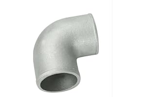 CAIMOTO 76mm 3" 3 Inch Cast Aluminum Joint Elbow Turbo Intercooler Pipe 90 Degree(3")