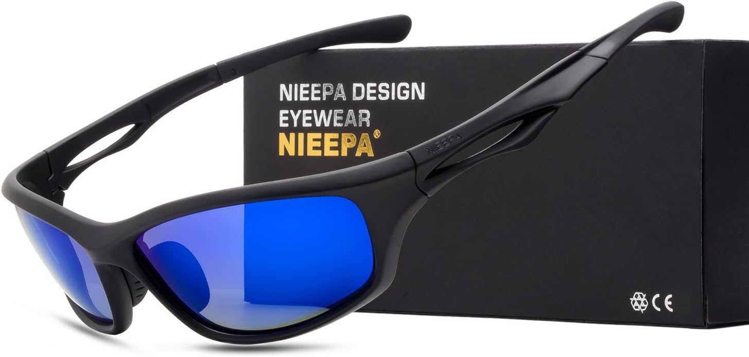 Polarized Sports Sunglasses Tr90 Durable Glasses for Men Cycling Golf Man