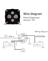 500 Amp Battery Isolator for Mobile Audio Relay