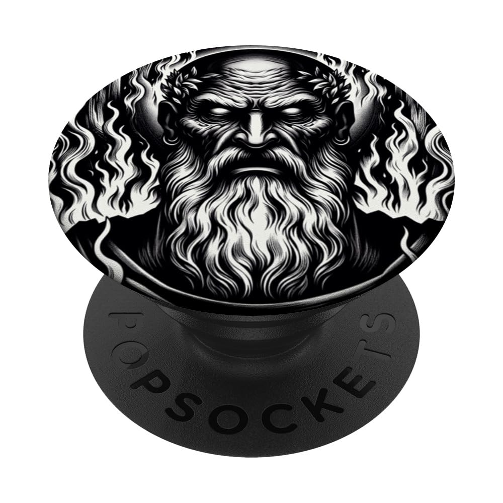 Goth Noir Hades God Of Death Afterlife Greek Myth Design PopSockets Swappable PopGrip