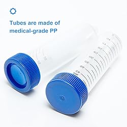Biologix 50ml Conical Centrifuge Tubes,25Pcs