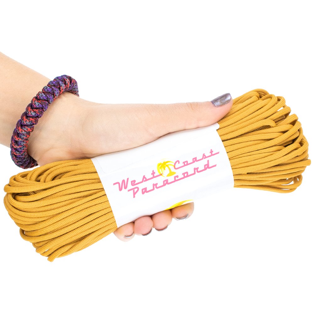 Foot 10フィート 25フィート 50フィート 100フィート て スプール1000足 550 Strength Guaranteed Hank Merry B072m23k7r West Madeタイプiiiサバイバルコード Merry Hank 100 In Available U S Yellow Coastパラコード7 Strand Foot 100 Yellow 30プラス色から