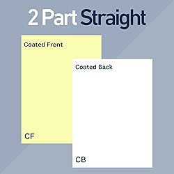 Buck 2 Part Straight Digital Carbonless Copy