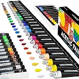 FIXSMITH Acrylic Paint, Set of 24 Colors/Tubes