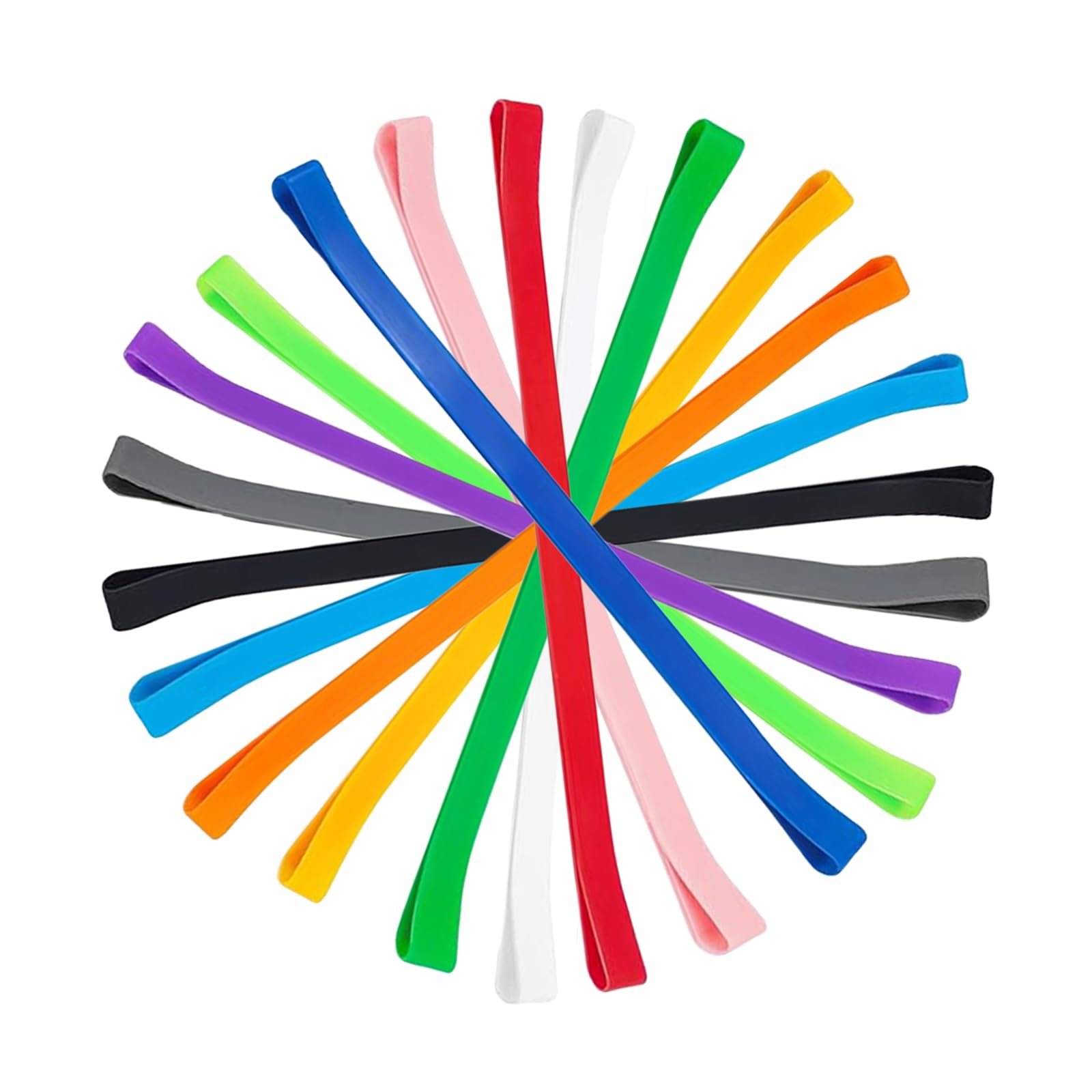 Sicheii 12Pcs Towel Bands, Windproof Silicone Towel Bands for Beach Chairs Cruise, Elastic Towel Clips Holder, Rubber Pool Lounge Beach Chair Bands for Towels (C)