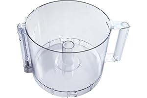 Vanshly DLC-005AGTX,14-Cup Food Processor Work Bowl Compatible with Cuisinart Tritan DLC-7 & DFP-14，NOTE:This bowl features 2