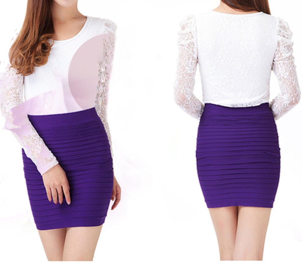 Encounter Stretch Simple Cotton Blend Mini Skirt Minijoup Basic Plain Skirt