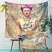 IcosaMro Frida Kahlo Tapestry, Art Wall Decor for Bedroom- Floral Women Artist Hippie Psychedelic Cool Wall Hanging for Home Living Room College Dorm