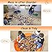 Toy Storage Mat Bag - Play Mat and Toy Organizer Storage Bag for LEGO - Protable Container Drawstring for Storing Kids Toys Organized in 60 Seconds