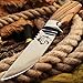 Fixed Blade Hunting Knife - Decorative Stainless Steel Hunting Knofe with Wood Handle - Birthday Christmas Gifts for Men FB 1910 Z