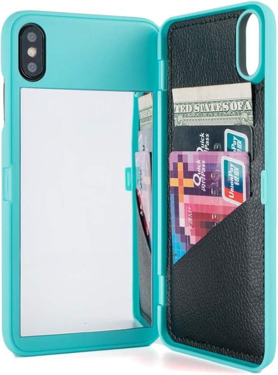 Amazon Com W7etben Iphone Xs Max Case Hidden Back Mirror Wallet