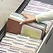 Smead Tuff Expanding Pockets, Set of 10 Accordion File Organizers for File Folders, Straight-Cut Tab, 5-1/4 inch Expansion, Letter Size, Office Supplies, Document Organizer (73390)