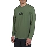 Quiksilver Men's Swimwear Regular Fit UPF 50 Long Sleeve Sun Tee Rash Guard Shirt (S-XXL)