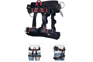 HeeJo Climbing, Safety Safe Seat Belt for Outdoor Tree Climbing, Outward Band Expanding Training Large Size,Climbing Gear