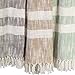DII Rustic Farmhouse Cotton Stripe Blanket Throw with Fringe for Chair, Couch, Picnic, Camping, Beach, & Everyday Use, 50 x 60 - Distressed Gray