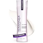 Keranique Scalp Restoring Conditioner for Women - Moisturizing & Exfoliating for Dry Scalp - Sulfate-Free, Gentle for Colored Hair - Deep Conditioner for Damaged Hair with Keratin