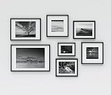 YiPinYin White 8x10 Inch Photo Frames Set of 3 with Mat 5x7 Perspex Boxed view 6