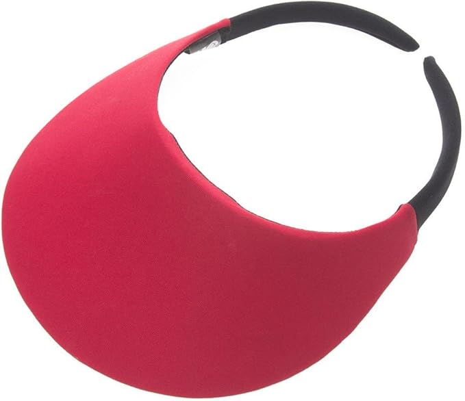 No Headache Midsize Sport Sun Visor (Red) at Amazon Women’s Clothing