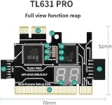 Tsadeer TL631 Pro Diagnostic Card LPC PCI-E Mini PCI-E Motherboard Multifunction view 8
