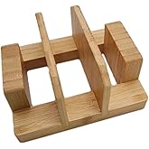 MIAO YUAN Bamboo Cutting Board Rack, Pot Lid Rack, Tabletop Knife Holder, Cake Mold, Baking Pan and Bakeware Organizer