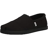 Toms Men's Alpargata Recycled Cotton Canvas, Black/Black