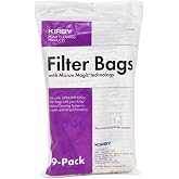 Kirby Vacuum Bags G4, G5, G6 &ndash; Genuine Micron Magic Filtration, 9-Pack &ndash; Part #197394, Universal Fit for Kirby Generation Series