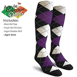Argyle Paradise Outfit - Mens OOOO: Black Purple