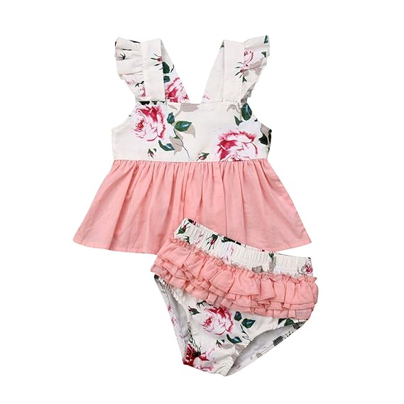 Aelle Mädchen Kleidung Sets Neugeborenes Baby Baumwolle Plaid Bogen Kleid Trikot Overall Jumpsuit Set