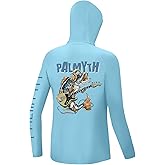 Palmyth Boys Fishing Shirt Youth Hoodie Sun Protection UPF 50+ Long Sleeve Hooded Shirts