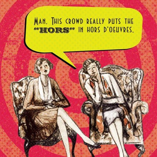 Funny Holiday Party Kitchen by IMproper Greetings "Hors d'oeuvres"