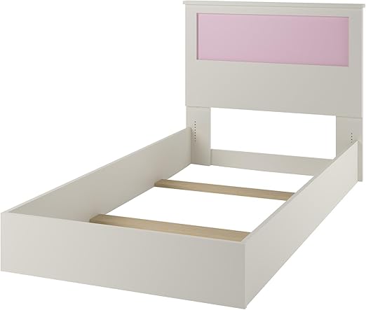 Amazon Com Ameriwood Home Skyler Twin Bed With Reversible Headboard White Furniture Decor