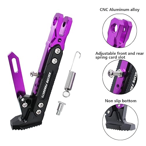 Universal Motorcycle Kickstand Adjustable Foot Side Support