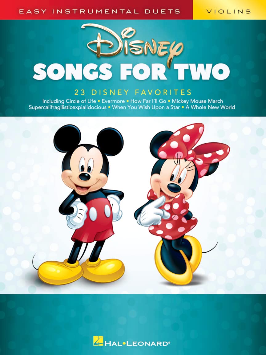 Disney Songs: Easy Instrumental Duets - Two Violins