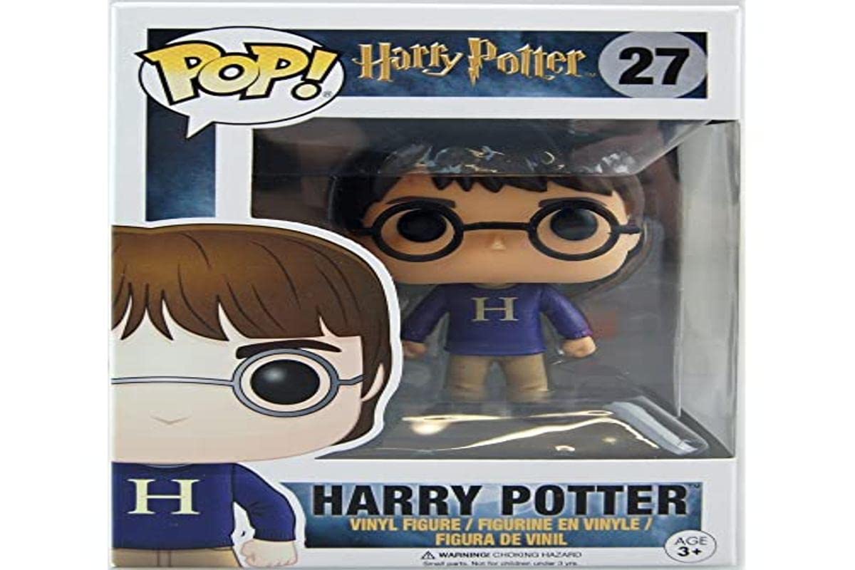 Funko POP! Bobblehead Harry Potter - Harry In Sweater - Collectable Vinyl Figure For Display - Gift Idea - Official Merchandise - Toys For Kids & Adults - Movies Fans - Model Figure For Collectors