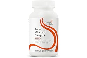 Seeking Health Trace Minerals Complex - Includes 10 Essential Trace Minerals - Mineral Supplement Supports Immune & Nervous System - Iron-Free - 30 Capsules