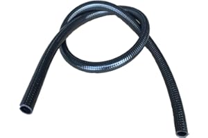 TEKTUBE 1/2" Dia. X 50' - Black Schedule 40 Ultra Flexible PVC Pipe - Made in The USA