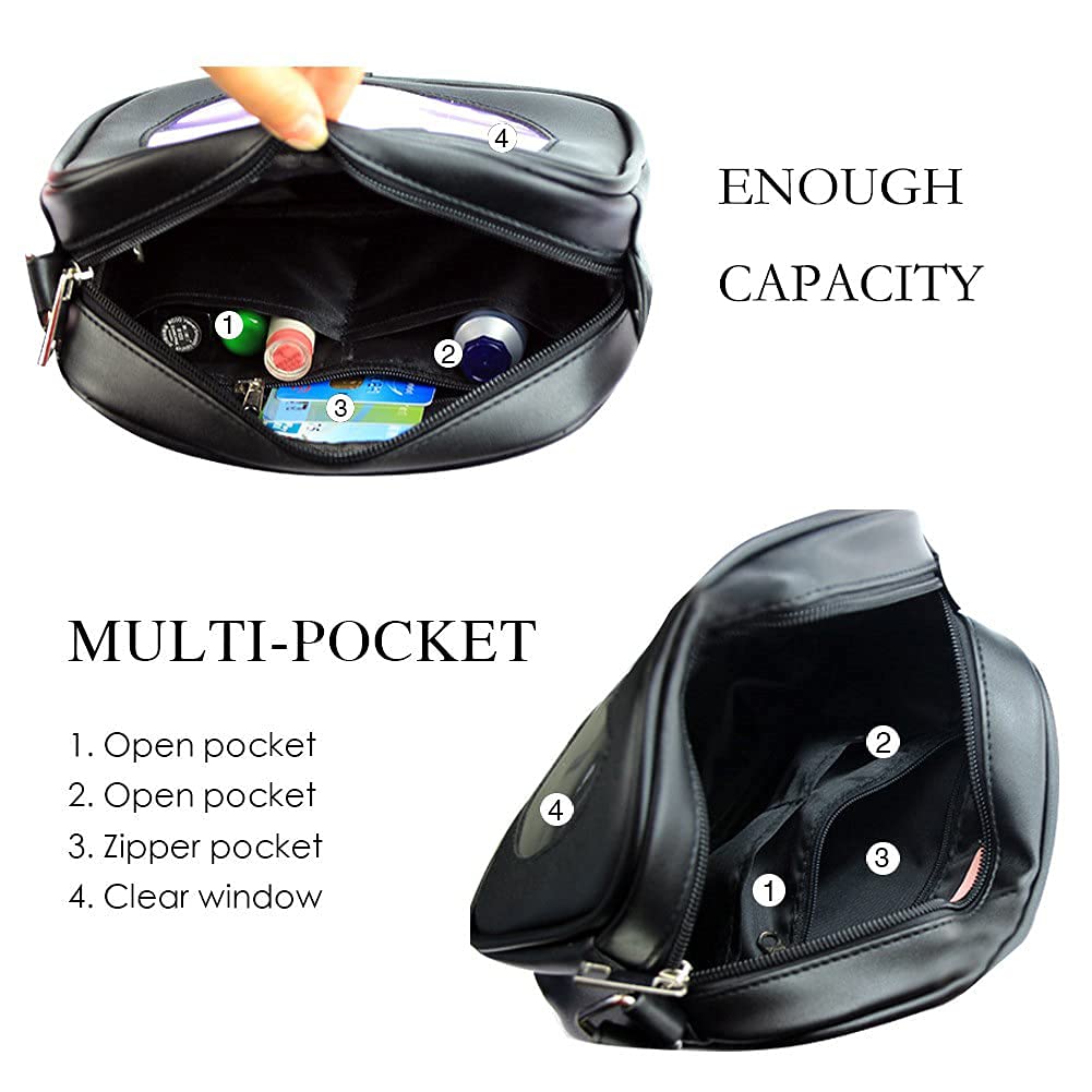 STEAMEDBUN Ita Bag Crossbody Cat Small Ita Purse Pin Display Bag with Insert